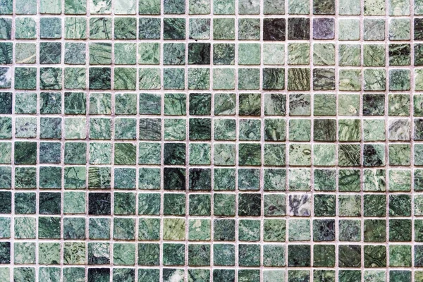 Grönt kakel vägg texturer och yta — Stockfoto