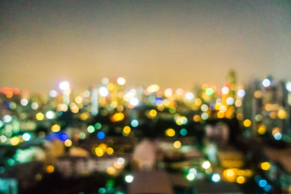 Abstrakta oskärpa bangkok city skyline — Stockfoto