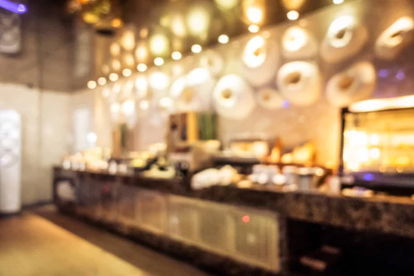 Absztrakt blur étterem és kávézó-kávézó belső — Stock Fotó
