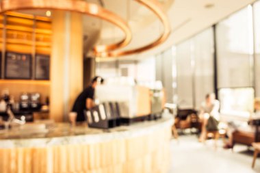 Soyut bulanıklık defocused kafe Cafe