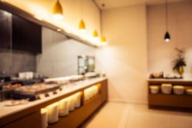 Soyut bulanıklık ve ufuk Restoran