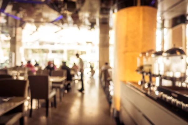 Abstrato borrão restaurante e café café café interior — Fotografia de Stock