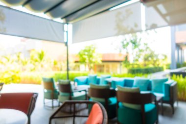 Soyut bulanıklık ve otel tatil ufuk Restoran açık büfe