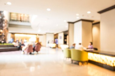 Soyut bulanıklık lobi ve otel iç