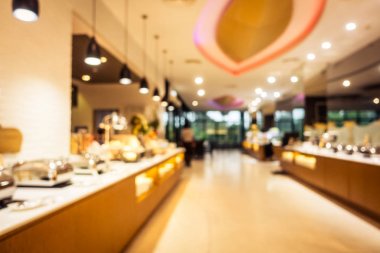 Soyut bulanıklık ve ufuk Restoran