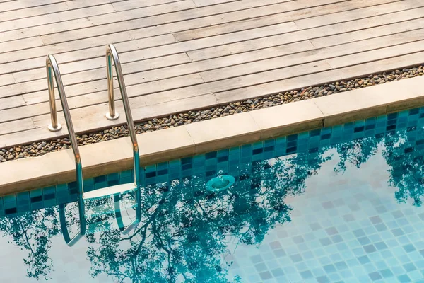 Swimming pool stair — Stock Photo, Image