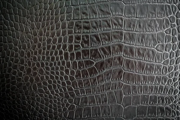 Texture in pelle nera — Foto Stock