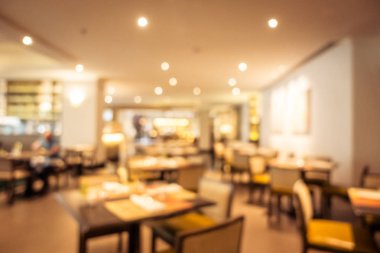 Soyut bulanıklık restoran ve kafe iç