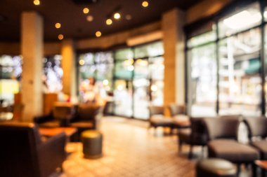 Soyut bulanıklık defocused kafe Cafe