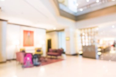Soyut bulanıklık lobi ve otel iç