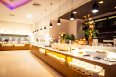 Soyut bulanıklık ve ufuk Restoran