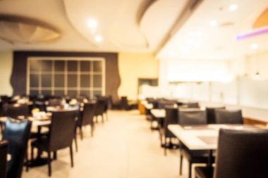 Soyut bulanıklık ve ufuk Restoran