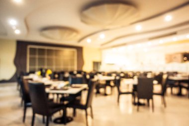 Soyut bulanıklık ve ufuk Restoran