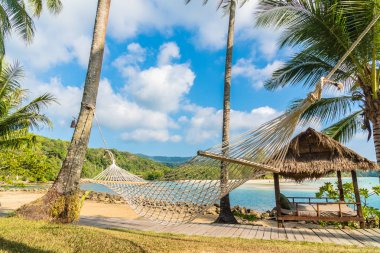 Plaj ve deniz hamak