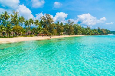 Güzel tropikal plaj ve deniz