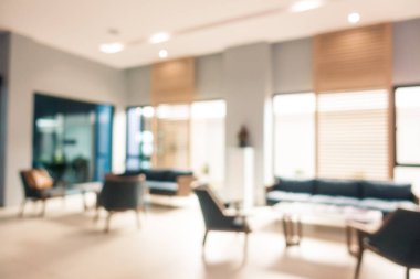 Soyut bulanıklık ve otel lobisinin defocus