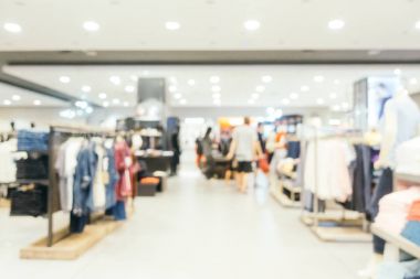 Soyut bulanıklık alışveriş merkezi defocused