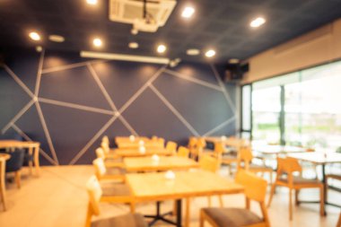 Soyut bulanıklık ve Restoran Cafe iç defocus