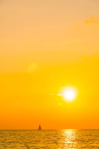 Sunset with sea — Stock Photo, Image