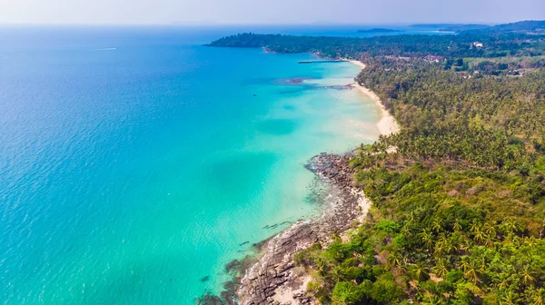 Vista aérea con mar y playa —  Fotos de Stock