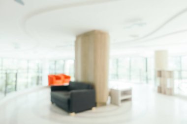 Soyut bulanıklık ve ufuk otel lobisinin