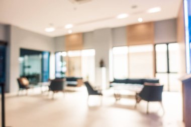 Soyut bulanıklık ve otel lobisinin defocus
