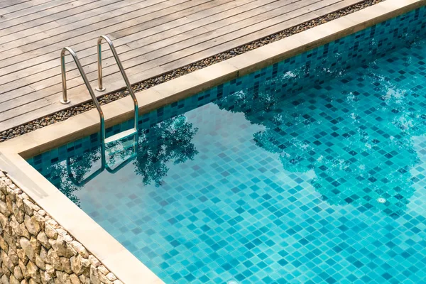 Swimming pool stair — Stock Photo, Image