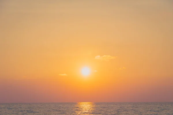 Закат Пляже Море — стоковое фото