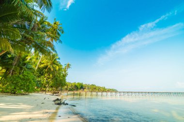 Güzel cennet ada plaj ve deniz