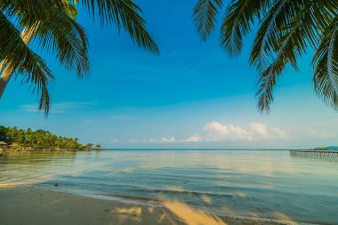 Güzel cennet ada plaj ve deniz