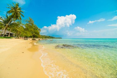 Güzel cennet ada plaj ve deniz