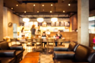 Soyut bulanıklık defocused kafe Cafe