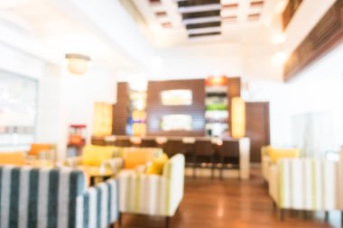 Soyut bulanıklık ve ufuk güzel lüks otel lobisinde ve lou