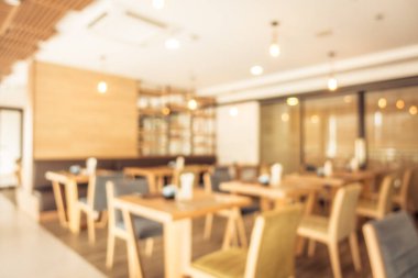 Soyut bulanıklık ve Restoran Cafe iç defocus