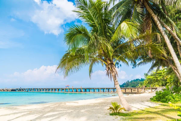 Bella spiaggia tropicale e mare — Foto Stock