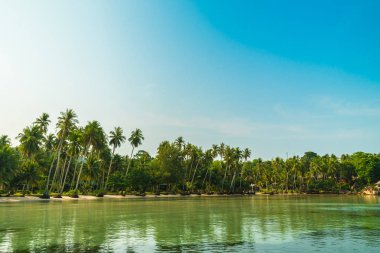 Güzel cennet ada plaj ve deniz