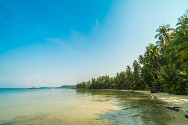 Güzel cennet ada plaj ve deniz