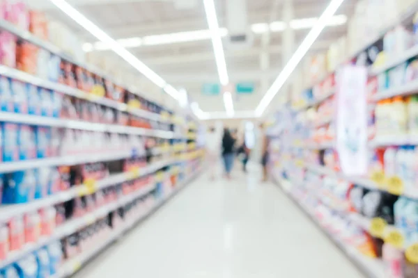 Abstract blur and defocused supermarket — Stock Photo, Image