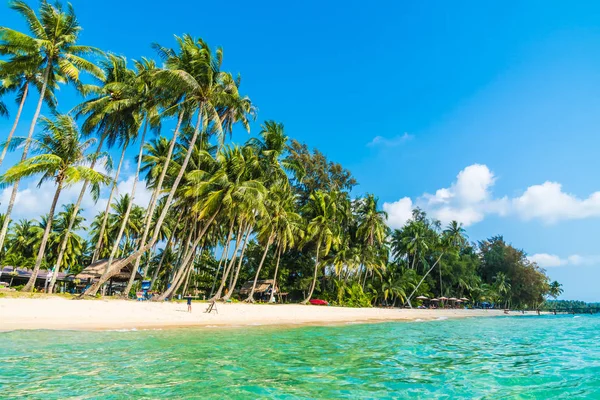 Güzel tropikal plaj ve deniz