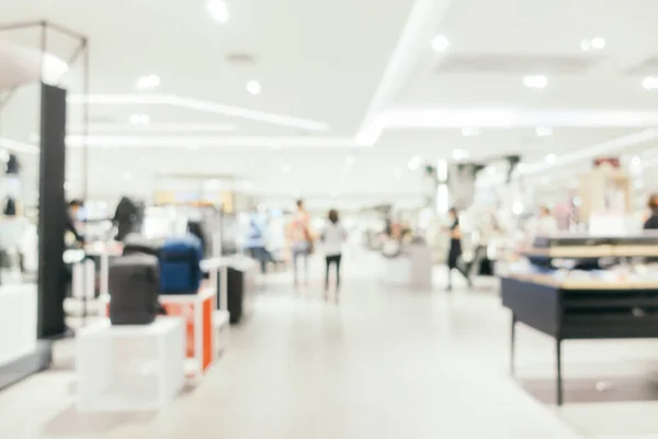 Borrão abstrato e shopping center desfocado em loja de departamento — Fotografia de Stock