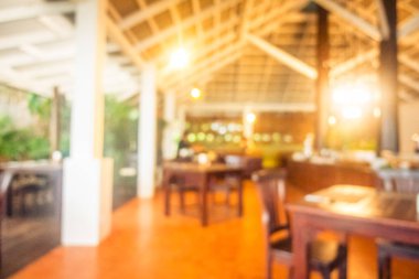 Soyut bulanıklık ve ufuk Restoran