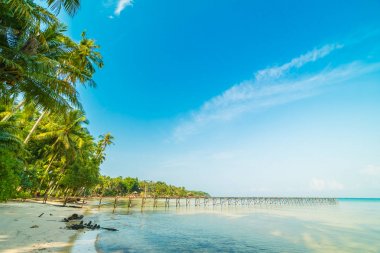Güzel cennet ada plaj ve deniz