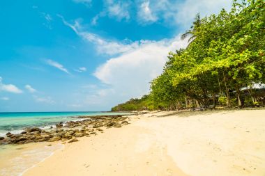 Güzel cennet ada plaj ve deniz