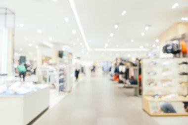 Soyut bulanıklık ve ufuk alışveriş merkezi mağazası