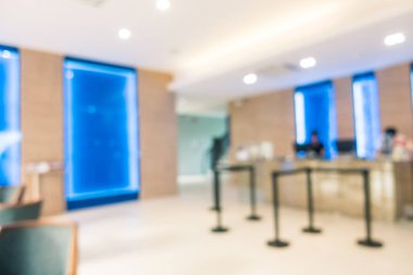 Soyut bulanıklık ve otel lobisinin defocus