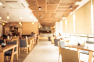 Soyut bulanıklık ve Restoran Cafe iç defocus