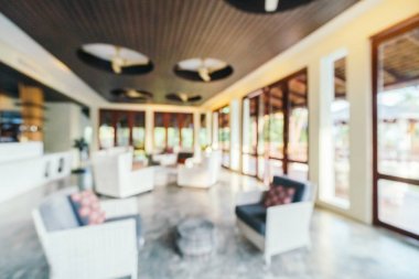 Soyut ve ufuk otel lobi iç