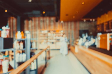 Soyut bulanıklık ve ufuk kafe Cafe ve Restoran