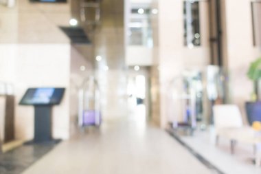 Soyut bulanıklık ve ufuk otel ve lobi iç