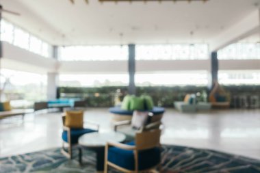 Soyut bulanıklık ve ufuk otel resort ve lobide iç